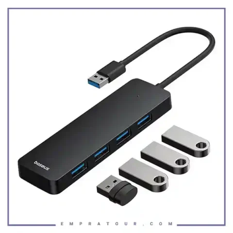 هاب 4 پورت یو اس بی بیسوس UltraJoy 4 port B0005280B211-02