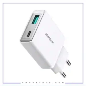 آداپتور شارژ دو پورت 20 وات جویروم JOYROOM JR-TCF14 20W Super Slim Charger