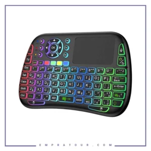 مینی کیبورد بی سیم همراه با تاچ پد پرودو  Porodo Mini Wireless Keyboard Touch Combo MWKTC