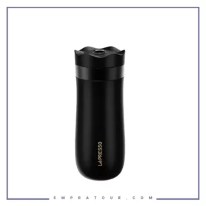 ماگ و فرنچ پرس قابل حمل لپرسو  LePresso Insulated Mug with French Press LPIMFPBK