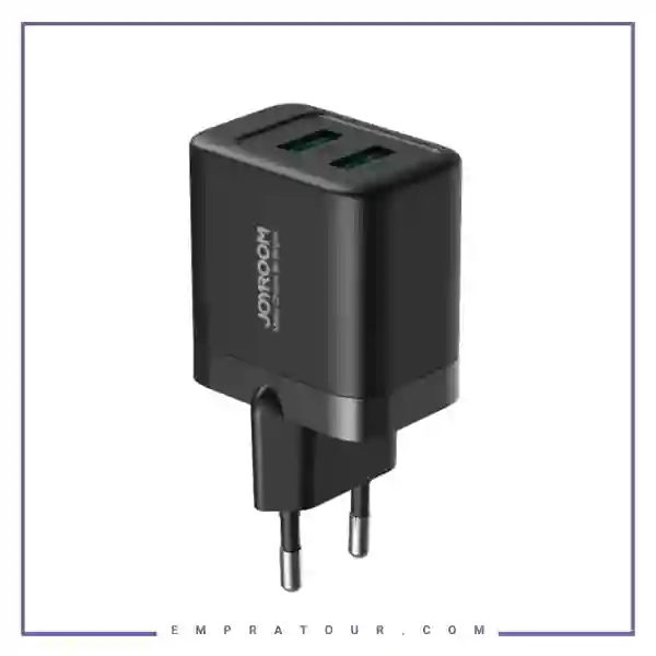 شارژر دو پورت جویروم  JOYROOM JR-TCN01 2.4A 2USB Charger