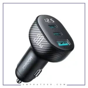 شارژر فندکی 3 پورت 30 وات جویروم JOYROOM JR-CCD04