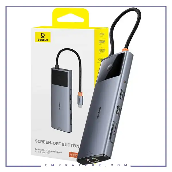هاب تایپ سی 10 پورت بیسوس BS-OH084