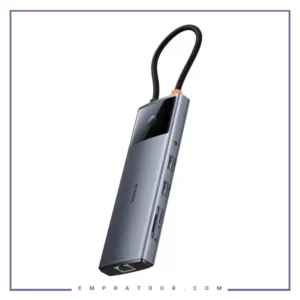 هاب تایپ سی 10 پورت بیسوس Baseus Metal Gleam Series II Hub BS-OH084