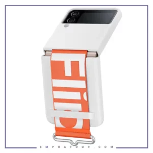 کاور سیلیکونی اصلی سامسونگ Samsung Silicone Cover With Strap Galaxy Z Flip 4 EF-GF721