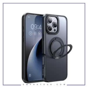 قاب آیفون 16 پرومکس مگسیف دار با پایه مک دودو Mcdodo Iphone 16 pro max Protective Case With Magnetic Structure PC-4933