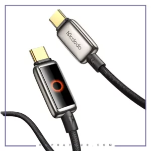 کابل شارژ دوسر تایپ سی 100 وات مک دودو  Mcdodo CA-668 100W USB-C to USB-C Auto Power Off Cable