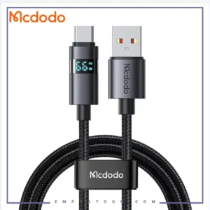 کابل تایپ سی 66 وات با نمایشگر مک دودو Mcdodo 6A Type-C USB Data Cable CA-6520