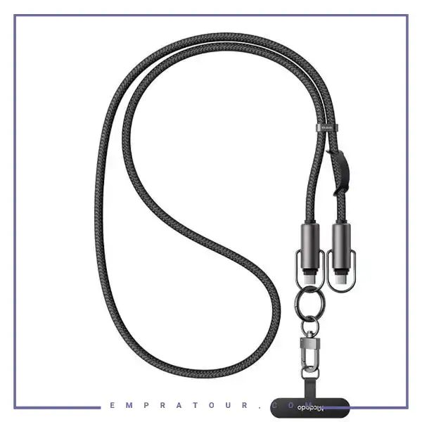 کابل شارژ دو سر تایپ سی و بند آویز مک دودو Mcdodo CA-6830 Multifunctional Lanyard