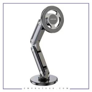 پایه نگهدارنده مغناطیسی موبایل گرین لاین مدل Green Lion Foldable Magnetic Car Mount GNFLMAGCMTBK