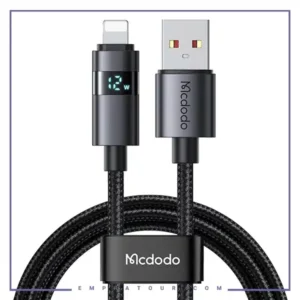 کابل شارژ لایتنینگ با نمایشگر مک دودو Mcdodo USB A to Lightning Charging Cable CA-6490