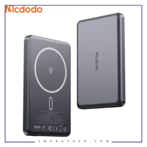 پاوربانک وایرلس 5000 مگنتی مک دودو Mcdodo MC-464 Metal Ultra Thin