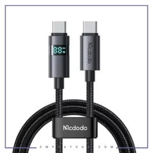 کابل شارژ دوسر تایپ سی 100 وات با نمایشگر مک دودو Mcdodo CA-5610 100W USB-C to USB-C Cable