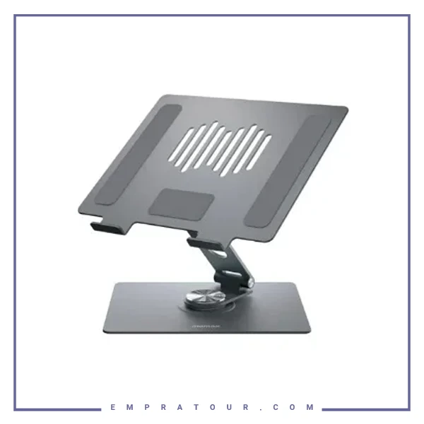 استند رو میزی لپ تاپ و تبلت مومکس Momax Fold Stand Rotating Laptop Stand KH10
