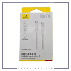 کابل دو سر تایپ سی 1 متر 100 وات بیسوس Baseus Graphene series Fast Charging Cable CB000109
