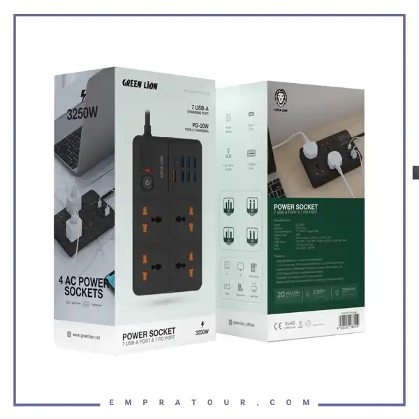 چندراهی برق 3250 وات گرین لاین GNPS7UPDUKBK
