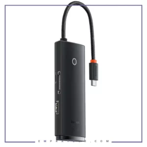 هاب تایپ سی و رم ریدر 6 پورت بیسوس Baseus Air Joy 6 Port Type-C HUB Docking Station BS-OH019