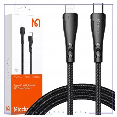 کابل شارژ لایتنینگ به تایپ سی مک دودو Mcdodo 36W USB-C to Lightning Cable CA-4571