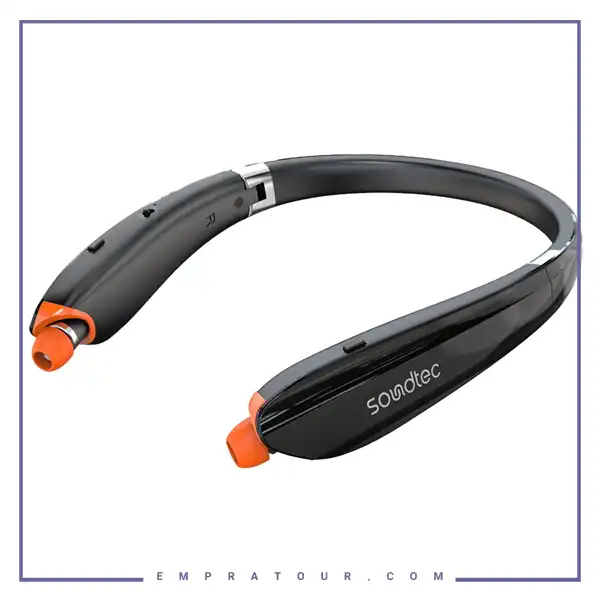 هندزفری گردنی جمع شونده پرودو Porodo Soundtec Echo Flex Retractable ENC Neckband PD-STWLEP033