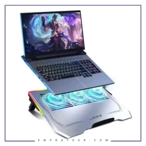 کول پد لپ تاپ پرودو Porodo Aluminum Multi-Fan Cooling Pad PDX117