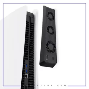 فن خنک کننده پلی استیشن 5 پرودو Porodo PS5 Digital & Disc Rapid Cooling Fan PDX616