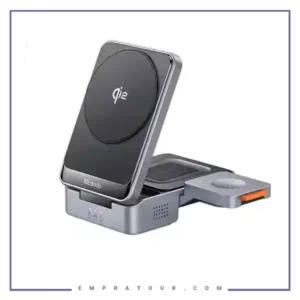 استند و شارژر وایرلس 3 کاره مک دودو Mcdodo MagQ Qi2 Foldable Charging Station CH-519