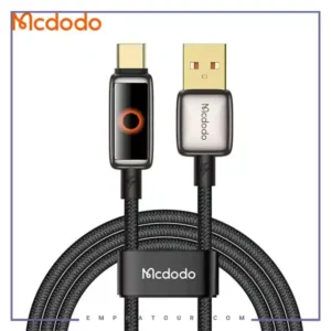 کابل شارژ تایپ سی قطع کن دار 1.2 متر مک دودو Mcdodo Auto Power Off 100w Cable CA-6650