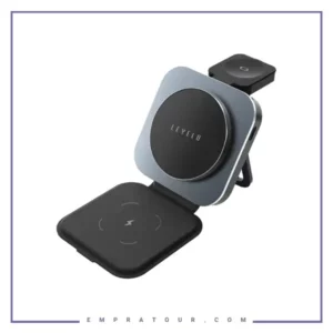 شارژر بیسیم 3 کاره لولو Levelo TrioFlow 3 In 1 Wireless Charger