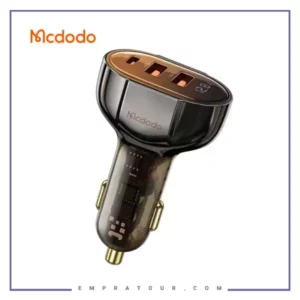 شارژر فندکی سه پورت 100 وات مک دودو Mcdodo Digital Display PD Car Charger CC-2300
