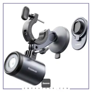 هولدر و چراغ قوه دوچرخه و موتور بیسوس Baseus PrimeTrip Light And Bike Holder BS-CG025