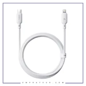 کابل شارژ لایتنینگ به تایپ سی یک متر بیسوس Baseus Silky Series 1m 20W USB-C to lightning CB000116