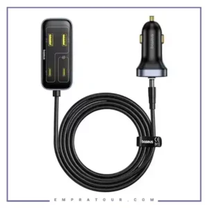 شارژر فندکی 6 پورت 110 وات بیسوس Baseus BackseatPal L1 C00081100121-00