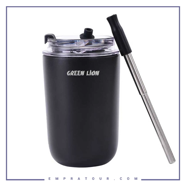 ماگ مسافرتی 280 میلی لیتری گرین لاین Green Lion Vacuum Travel Mug Lite GNVATMUG280BK