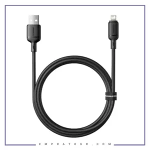 کابل شارژ لایتنینگ 1 متر بیسوس Baseus Silky Series lightning cable CB000115