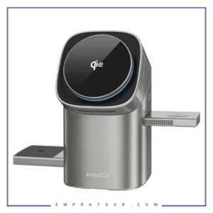 شارژر وایرلس 3 کاره مکسکو Maxco Geometry Seriess II QI2 MW15