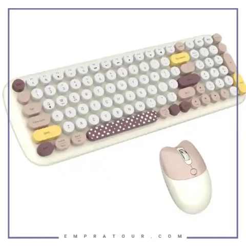 ست موس و کیبورد فانتزی دوحالته کوتسی Coteci 84023