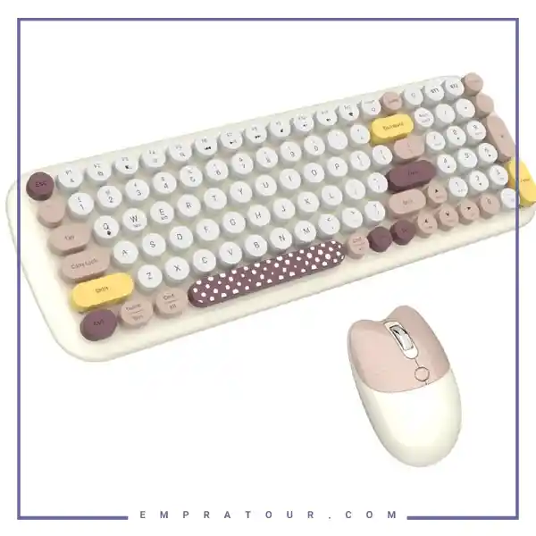 ست موس و کیبورد فانتزی دوحالته کوتسی Coteci 84023