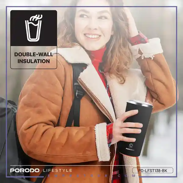 ماگ همزن مغناطسی پرودور Porodo Auto-Stirring Mug PD-LFST138