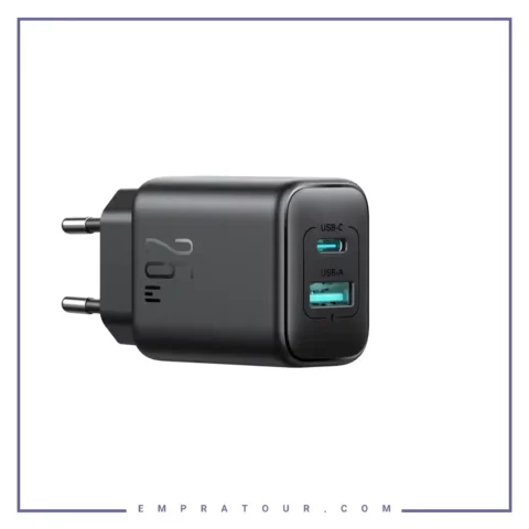 آداپتور شارژ 2 پورت 25 وات جویروم JOYROOM JR-TCF13
