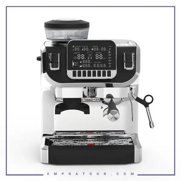 اسپرسوساز نیمه صنعتی با آسیاب لپرسو Lepresso Espresso Machine LPECMLDBK
