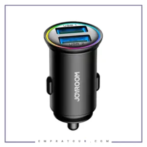 شارژر فندکی دو پورت 24وات جویروم JOYROOM JR-CCN03
