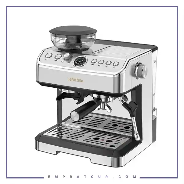 دستگاه اسپرسوساز نیمه صنعتی با آسیاب لپرسو Lepresso Espresso Machine LPCFFM0038