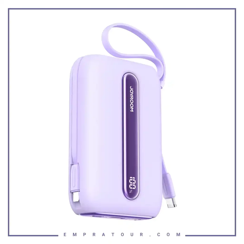 پاور بانک جیبی 2000  با کابل جویروم JOYROOM JR-L012 Plus