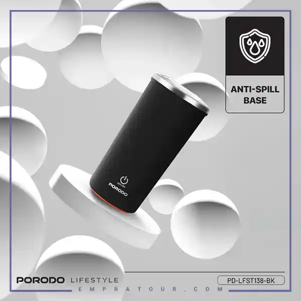 ماگ همزن مغناطسی پرودور Porodo Auto-Stirring Mug PD-LFST138