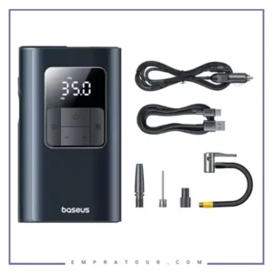 پمپ باد و چراغ قوه بیسوس Baseus Car Tire Inflator Pumper VA1 BS-CG034