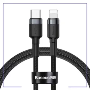 کابل لایتنینگ به تایپ سی 1 متر بیسوس BASEUS Lightning to USB-C cable CATLKLF-G1