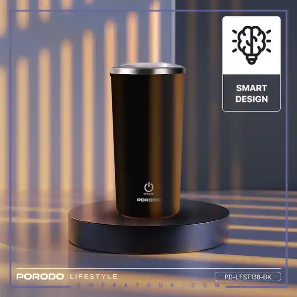 ماگ همزن مغناطسی پرودور Porodo Auto-Stirring Mug PD-LFST138