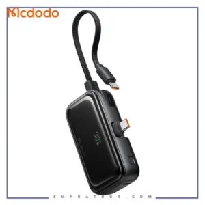 پاوربانک 22.5 وات 5000 با رابط تایپ سی و کابل متصل Mcdodo Power Bank MC-776