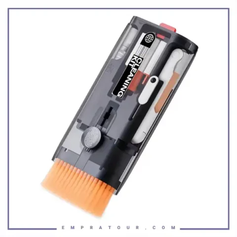 کیت تمیز کننده لوازم دیجیتال 11 در 1 پرودو Porodo Cleaning Kit PD-LFST163-BK