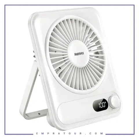 پنکه رومیزی شارژی ریمکس Remax Ultra-Thin Fan ZF03